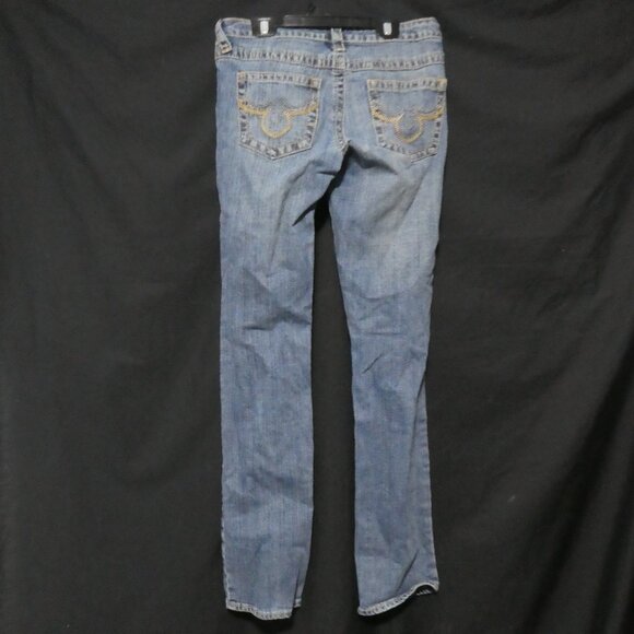 BLUENOTES | size 27 | Blue Denim - Jeans | Embroidered Back Pockets - Picture 2 of 16